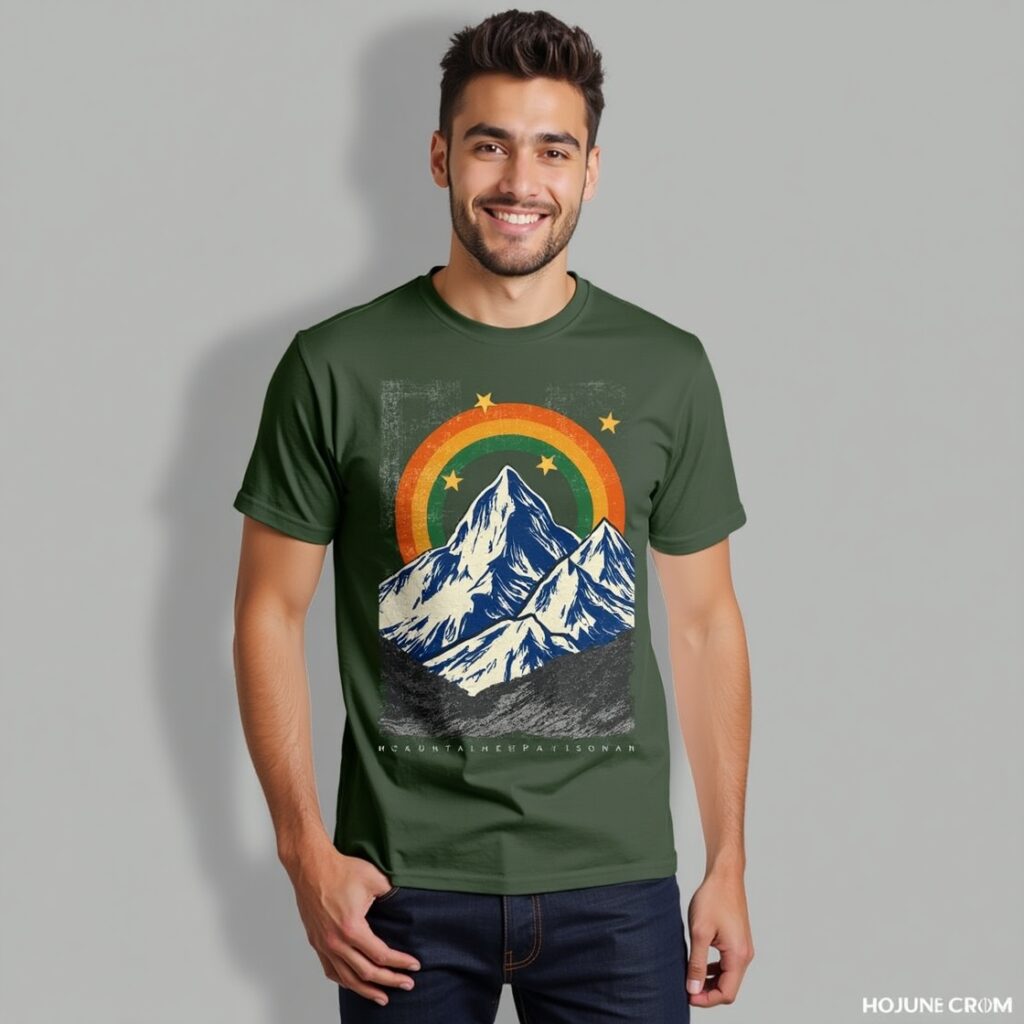 Flux_Dev_Vintage_Pakistan_Mountain_Graphic_Tees_creat_t_shirt__2